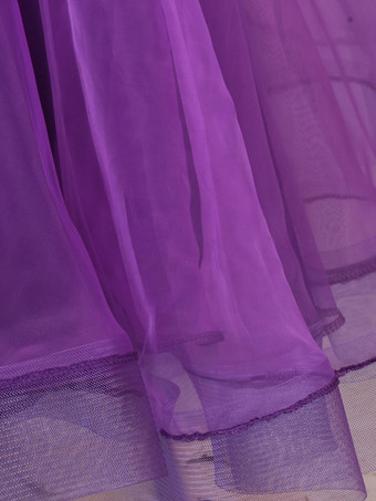 社交ダンスの衣装パープル女性のライクラスパンデックスセットダンスドレス