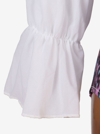 社交ダンスの衣装パープル女性のライクラスパンデックスセットトップダンスドレス