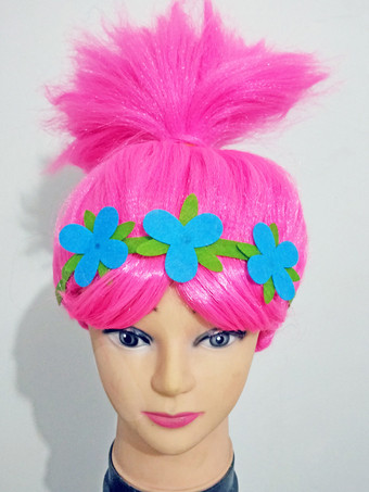 Disney Trolls Princess Poppy Cosplay Wig Halloween