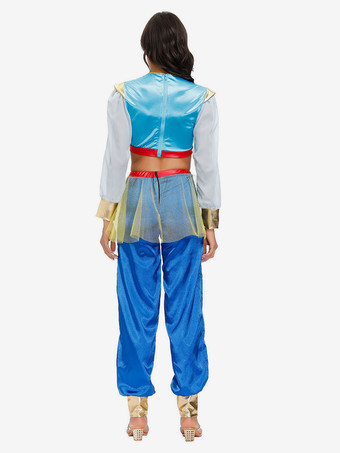 ベリーダンスコスチュームジャスミンアラジンハロウィン2点セット