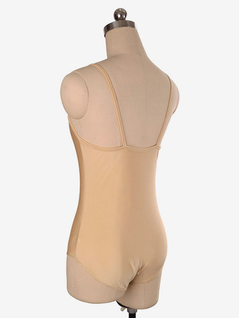 スケートドレスヌードポリエステルダンスコスチューム