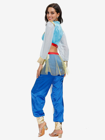 ベリーダンスコスチュームジャスミンアラジンハロウィン2点セット