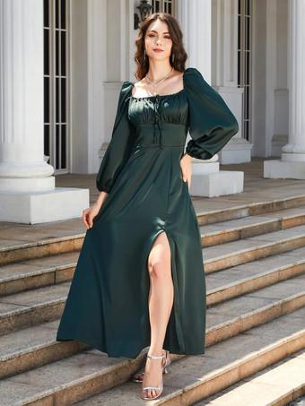 Dark Green Party Dress