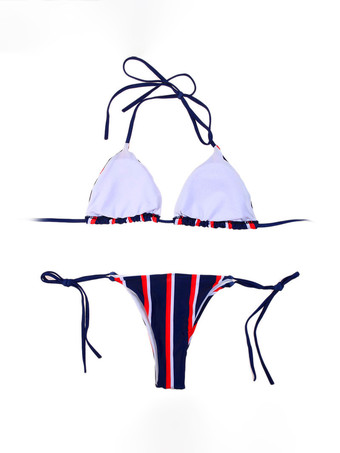 女性ビキニ水着レッドレースアップストレッチローライズウエスト夏のセクシーな水着