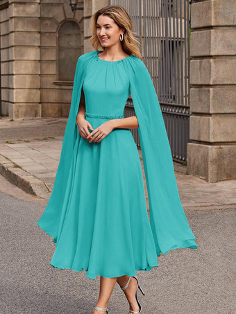 ブライダルマザードレス ジュエルネック ノースリーブ ショートサッシュ ゲストドレス 結婚式用