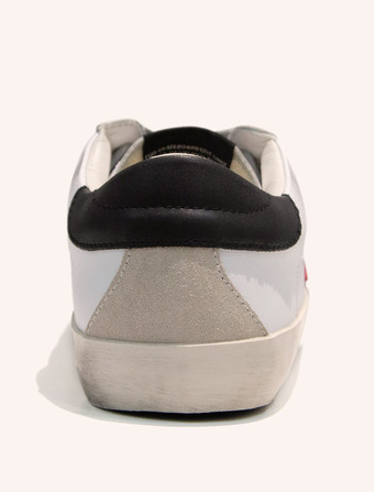   Herren Low Top Runde Zehenpartie Rot Sterne Print Casual Sneakers Schuhe