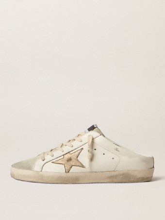 GoldenWomen's Mules Sneakers Sequins Stars Patchwork Lace Up Skate Shoes