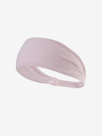 ピンクヘアバンド スポーツヘッドバンド ヨガ スポーツアクセサリー