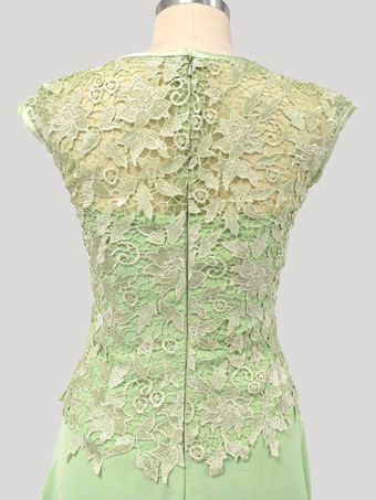 マザードレス ジュエルネック 七分袖 ティー丈 Aライン ゲストドレス 結婚式用