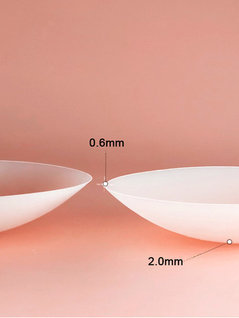 あらゆる胸のタイプに合う丸型シリコン乳首カバー