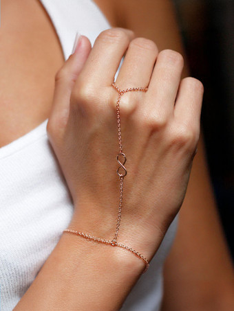 ブレスレット インフィニティシンボル メッキ タイムレスブレスレット