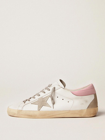 RosaRoyalblaue Skate-Sneakers für Damen runde Zehenpartie Schnür-Sneakers