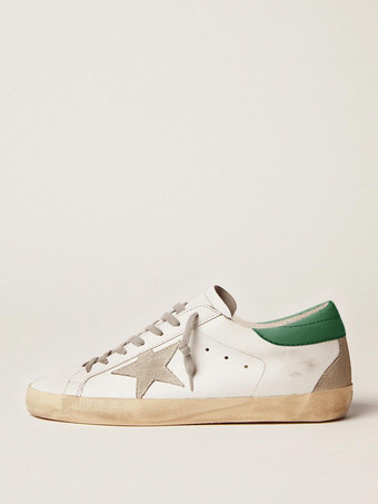 Grün Royalblaue Skate-Sneakers für Damen runde Zehenpartie Schnür-Sneakers