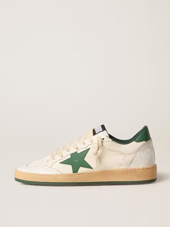 Green White Women Sneakers Lace Up Skate Shoes