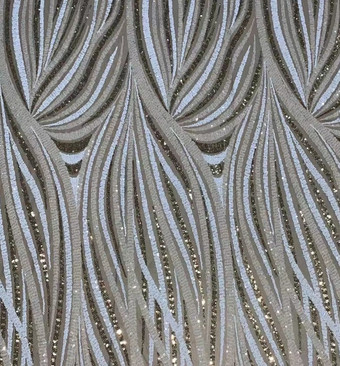 Oro ChiaroMulticolor stampa Mesh Raso Prom Dress   Abiti per Ospiti di Matrimonio