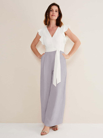 ロイヤパープルマザードレス Vネック 半袖 Aライン サッシュ 結婚式のゲストドレス 自由なカスタマイズ