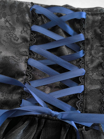 ゴスロリアクセサリー ブラックレース ポリエステルジャガード その他