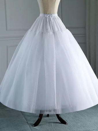 ホワイト ポリエステル ロリータ ペチコート ティアード ホワイト ロリータ アンダースカート