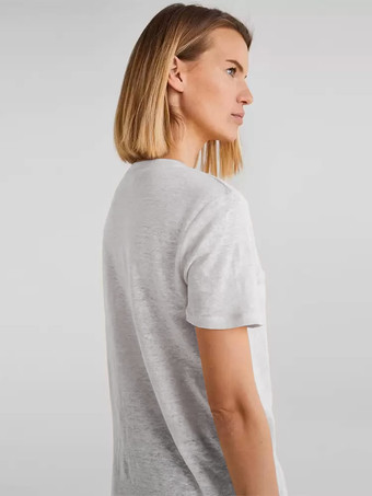 コットンTシャツ 半袖 Vネック スタイリッシュ カジュアル 夏 レディースTシャツ