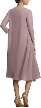 パーティードレス花嫁の母のためのジュエルネック半袖 A ラインレースティーレングスゲストドレス結婚式のための無料カスタマイズ