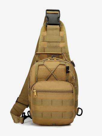 男性バッグブラックナイロン迷彩メッセンジャーバッグ