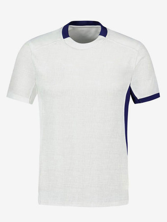 Bianco T-shirt Chic Gioiello Collo Stampa Parole Maniche Corte