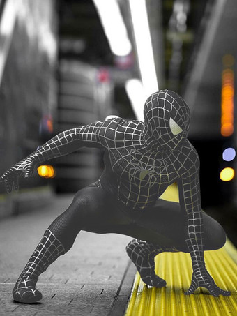 スパイダーマンコスチューム 大人用 シンビオート コスプレスーツ 映画版