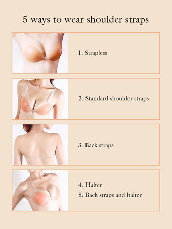 乳首カバー プッシュアップ 粘着ブラ 肌着 取り外し可能なストラップ ニプレス ブライダルランジェリー