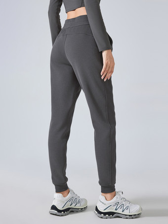 パンツ ブラック ポリエステル ウエストラインなし ズボン