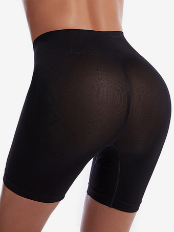 ブラック レディーススポーツレギンスアンダースカートドレス擦れ防止サイクリングパンツレディースシームレスショートレギンスボクサーショーツ安全