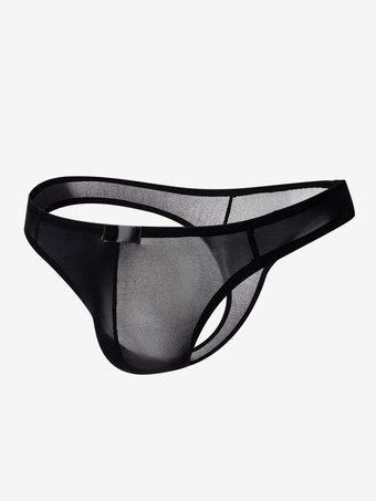 Men Sexy Lingerie Tanga in nylon tinta unita