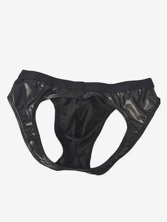 メンズセクシーな衣装ブラックポリエステルセクシーな下着短い夜のクラブの摩耗