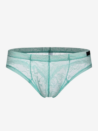 ライトスカイブルー男性のためのセクシーなブリーフ レース G 文字列