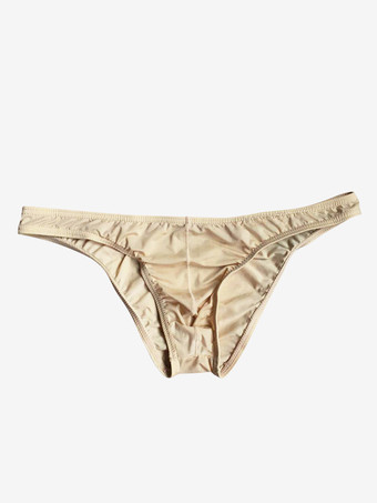 ライト アプリコット男性下着　ナイロン　セクシー　単色　お風呂　