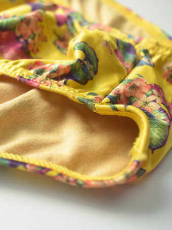 メンズセクシーパンティープリントミルクシルクタンガメンズランジェリー