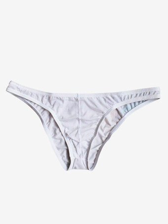 ホワイト 男性下着　ナイロン　セクシー　単色　お風呂　