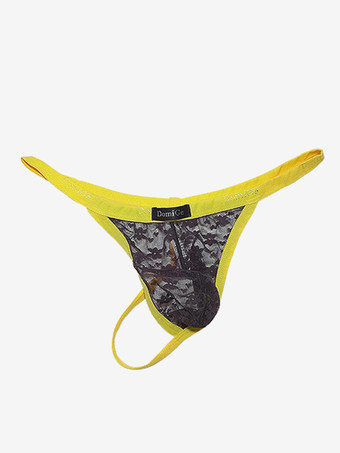 グレイレースメンズランジェリーパイピングシアーセクシーな皮ひも