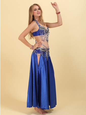 ベリーダンスセット 3ピースコスチューム 女性用パフォーマンス衣装