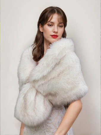 レディースポンチョエクリュホワイトケープ