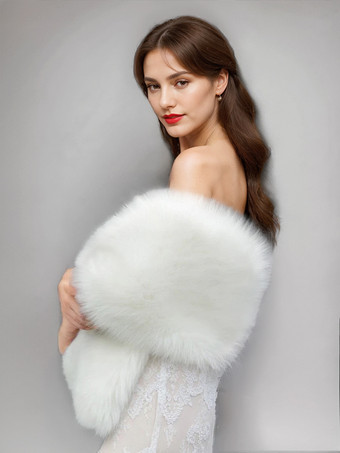 レディース ポンチョ ホワイト ケープ