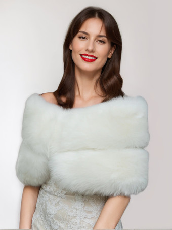 レディース ポンチョ ホワイト ケープ