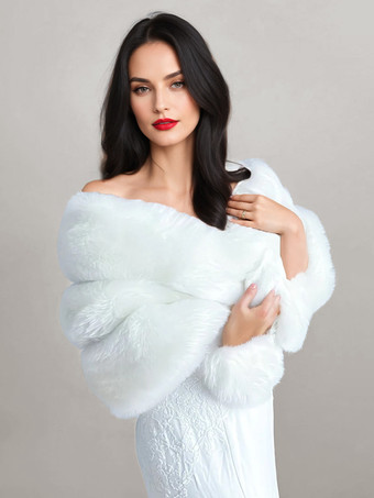 レディース ポンチョ ホワイト ケープ