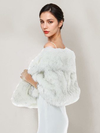 レディース ポンチョ シルバーケープ