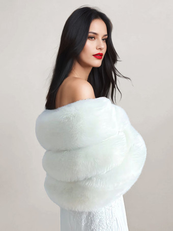 レディース ポンチョ ホワイト ケープ