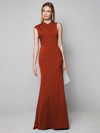 アンバー花嫁の母親のためのパーティードレス Vネック 半袖 ボールガウン 結婚式用ゲストドレス