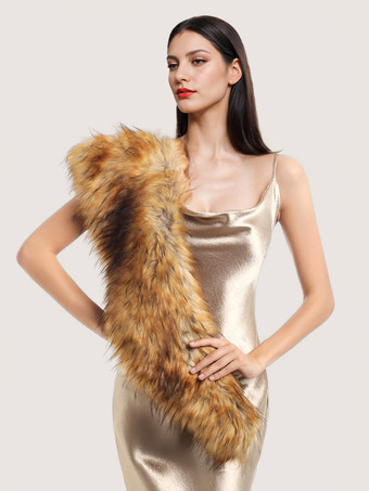 レディースポンチョ ライトブラウンケープ