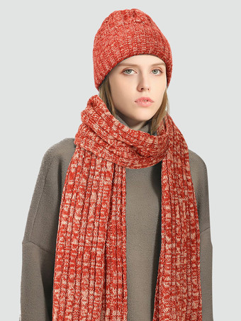 レッド 女性のための美しいスカーフ