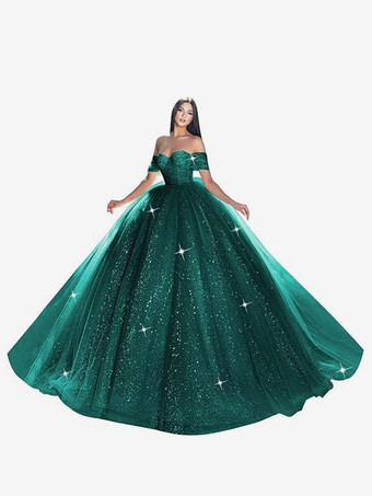 レース ウェディングドレス トレイン プリンセス シルエット 半袖 チュール ストラップレス ブライダルドレス