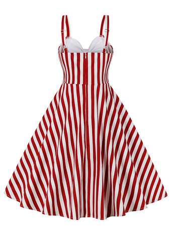 ヴィンテージドレス　1950年代オードリー・ヘップバーン風　ノースリーブ　膝丈　花柄　二次会　お呼ばれ　発表会　スイングドレス