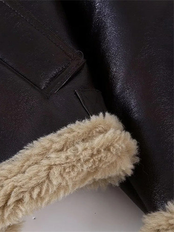 女性のための両面ショートジャケット Pu レザー冬 2026 アウターウェア